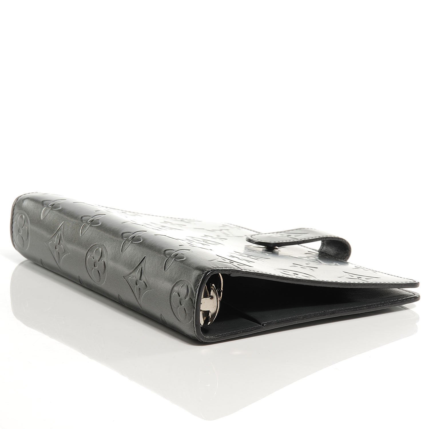 Louis Vuitton Mat Monogram Medium Ring Agenda Black 4 of 7