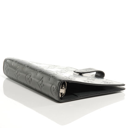 Louis Vuitton Mat Monogram Medium Ring Agenda Black 4 of 7