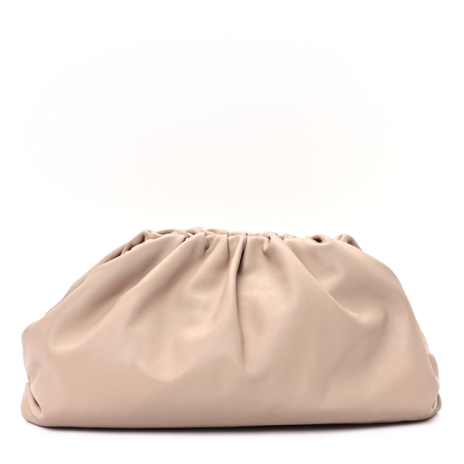 Bottega Veneta Smooth Butter Calf The Pouch Oversized Clutch Plaster 1 of 10