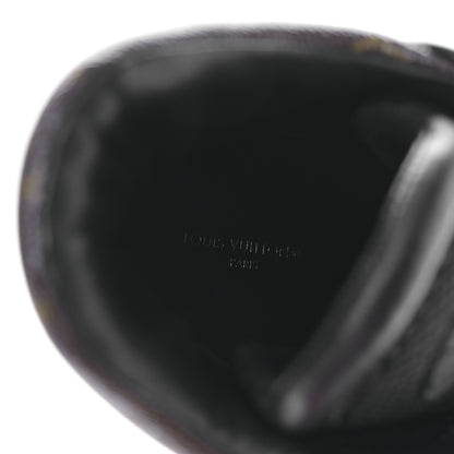 Louis Vuitton Suede Calfskin Monogram Star Trail Ankle Boots 39 Black 7 of 8