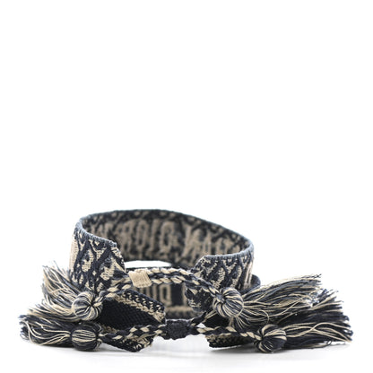 Christian Dior Woven Cotton J'Adior Friendship Bracelet Set Navy 3 of 5