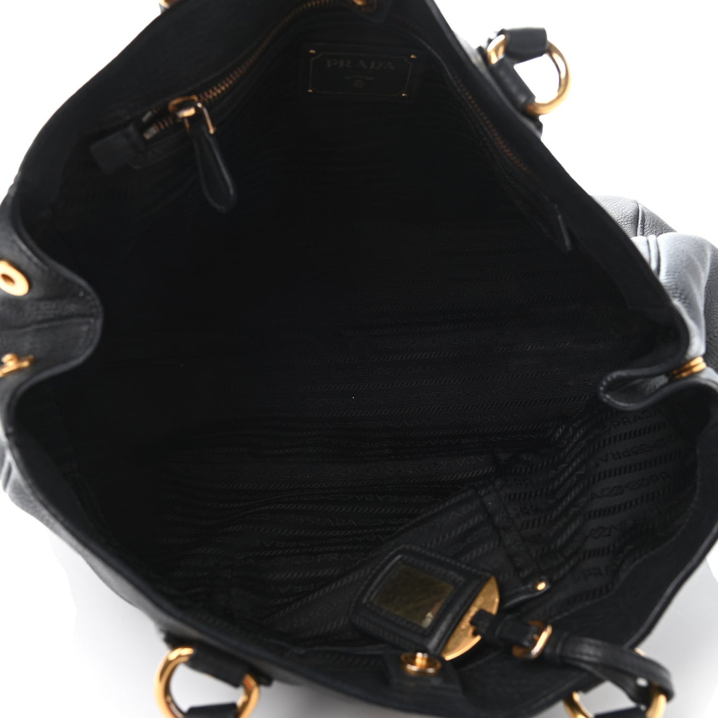 Vitello Daino Tote Black