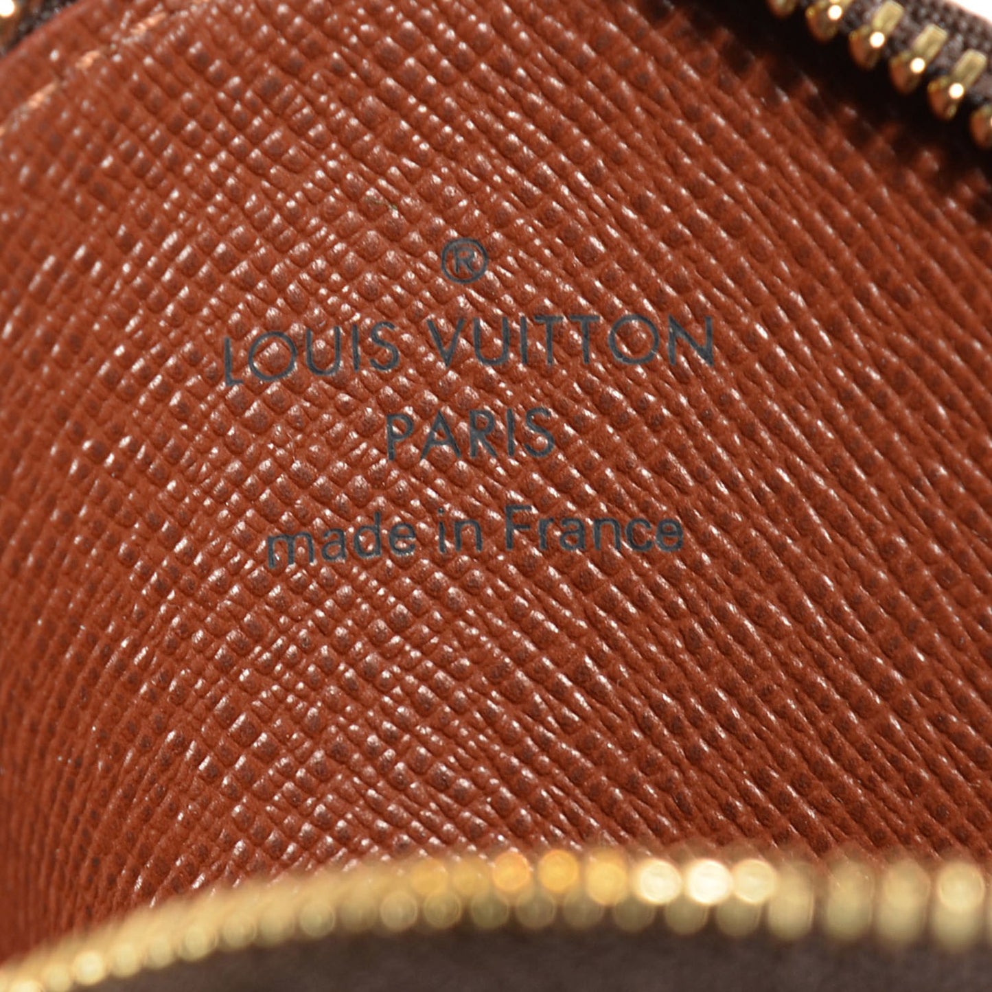 Monogram Round Coin Purse