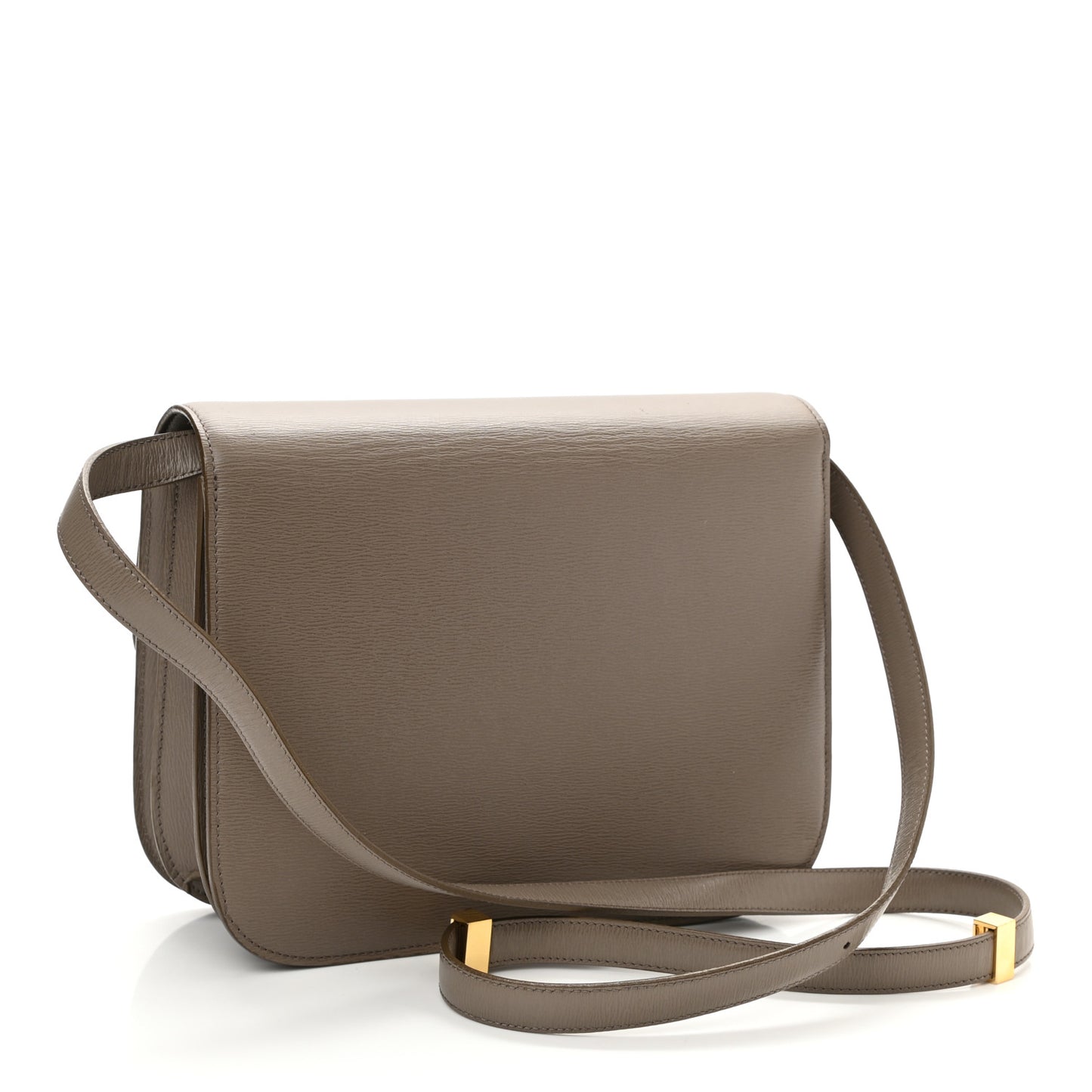 Liege Calfskin Medium Classic Box Flap Bag Souris