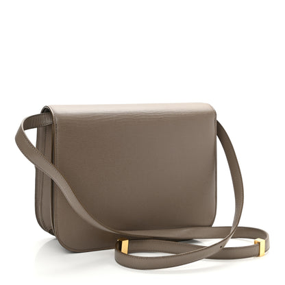 Celine Liege Calfskin Medium Classic Box Flap Bag Souris 3 of 8
