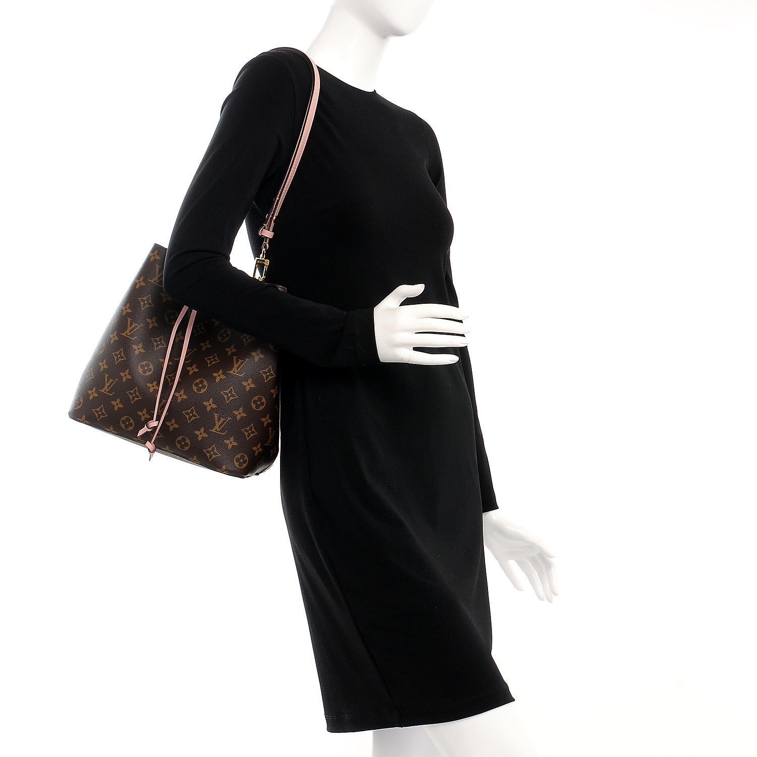 Louis Vuitton Monogram Neonoe MM Rose Poudre 2 of 7