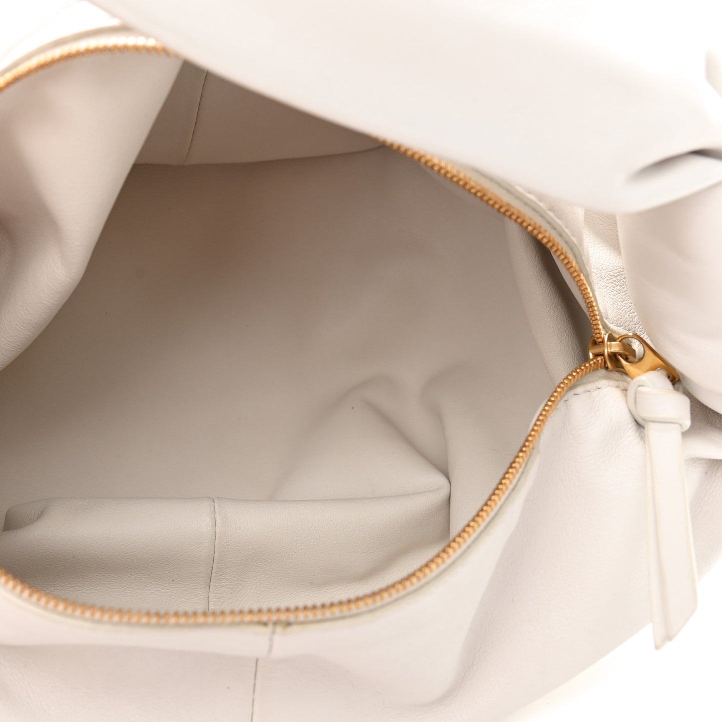 Calfskin Mini Double Knot Bag White