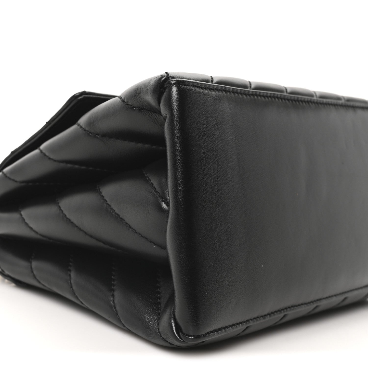 Off-White Calfskin Diagonal Quilted Jackhammer 24 Shoulder Bag Black 8 of 9