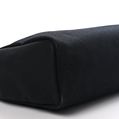 Hermes Toile Vache Calfskin Herbag 30 PM Black Natural 20 of 23