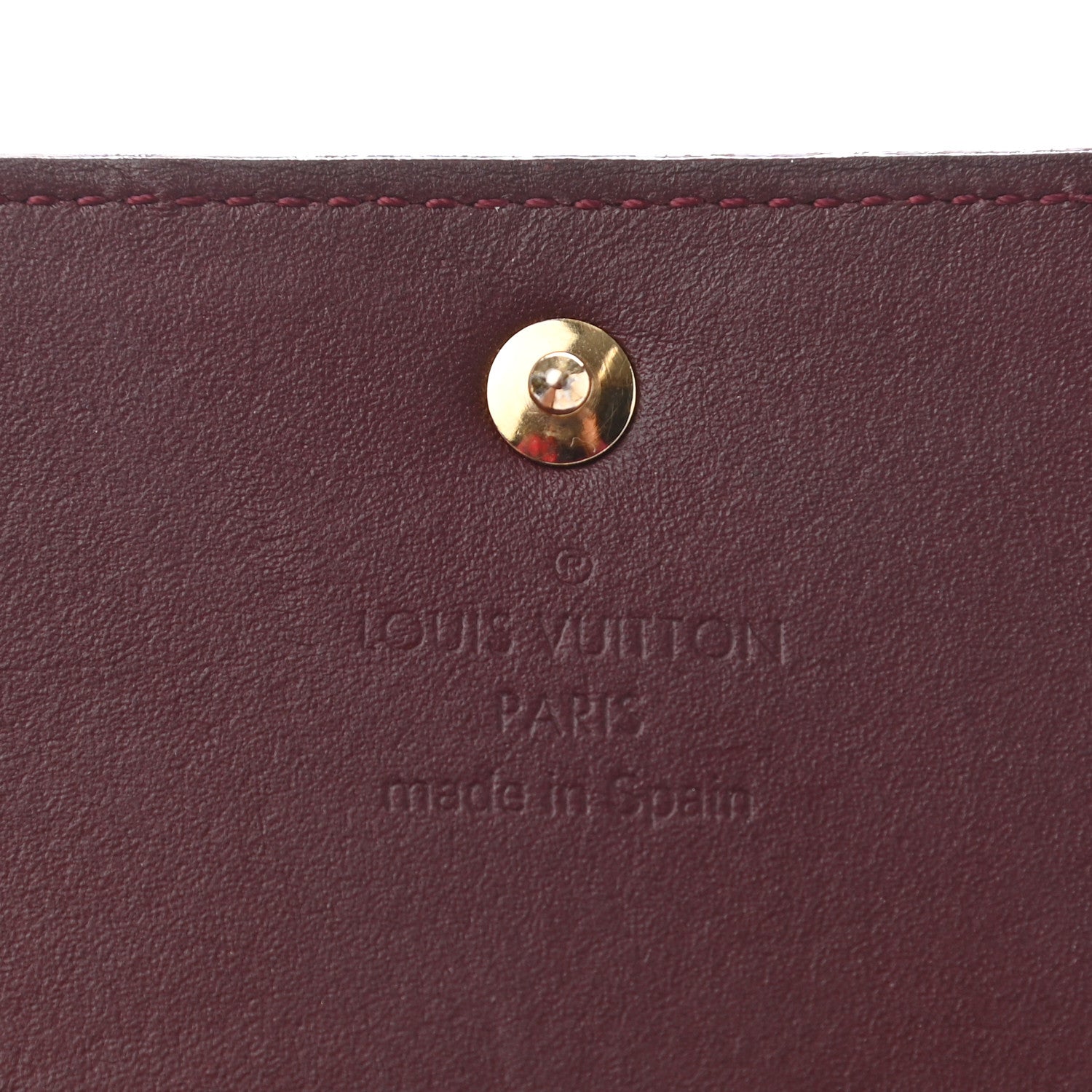 Louis Vuitton Vernis Business Card Holder Rouge Fauviste 6 of 8