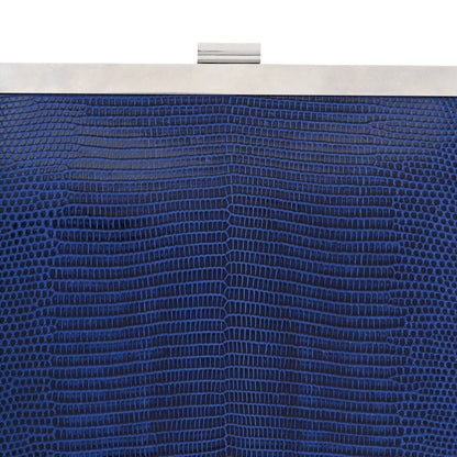 Celine Lizard Mini Clasp Bag Blue 8 of 10