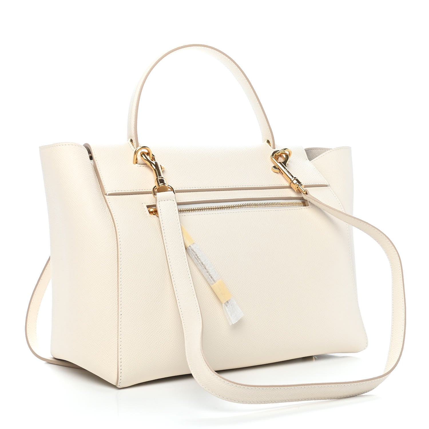 Celine Grained Calfskin Mini Belt Bag White 3 of 10