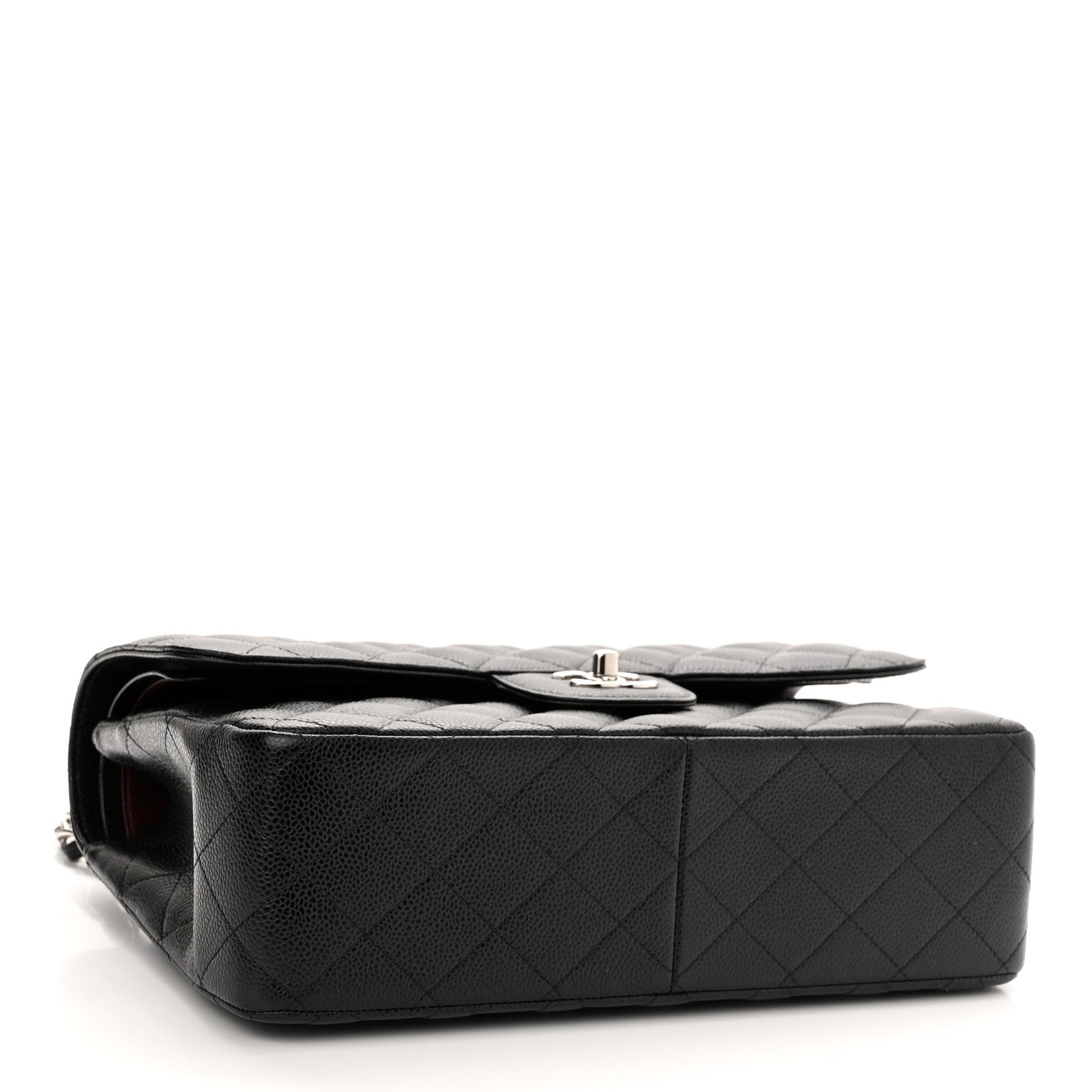 Chanel Caviar Quilted Jumbo Double Flap Black 4 of 11