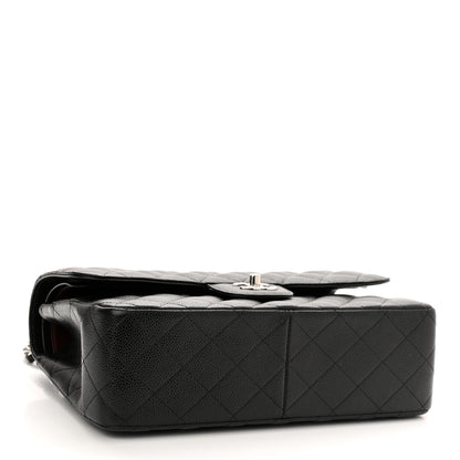 Chanel Caviar Quilted Jumbo Double Flap Black 4 of 11
