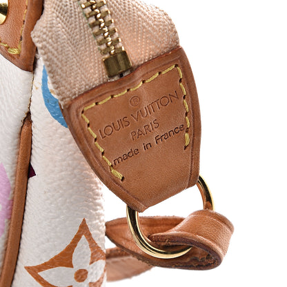 Louis Vuitton Monogram Multicolor Pochette Accessories White 8 of 11