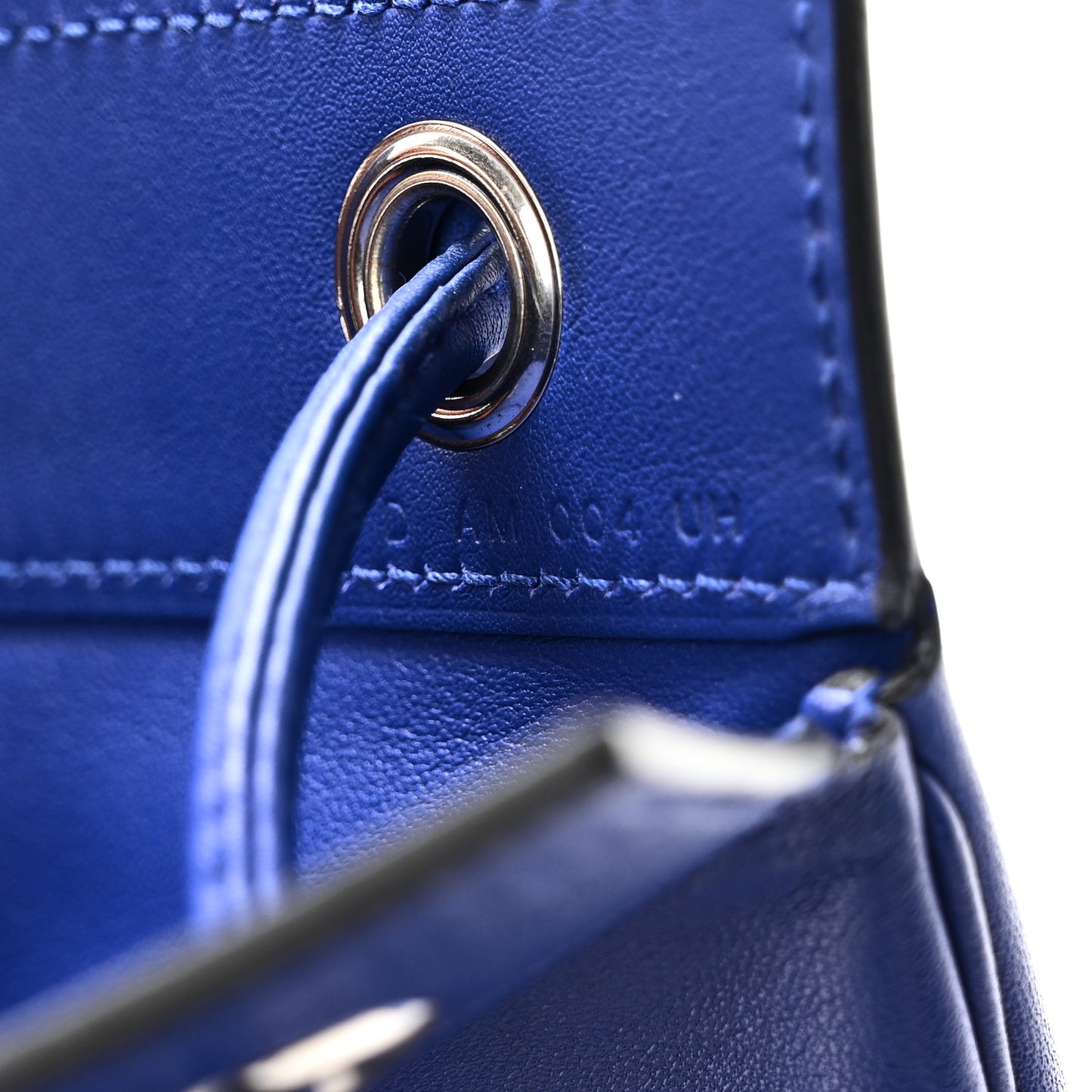 Milo Lambskin Swift Mini Aline Bleu Electrique