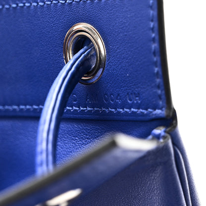 Hermes Milo Lambskin Swift Mini Aline Bleu Electrique 7 of 10