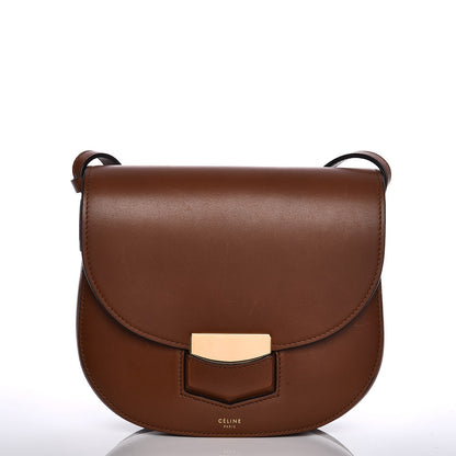 Celine Smooth Calfskin Small Trotteur Brown 3 of 11