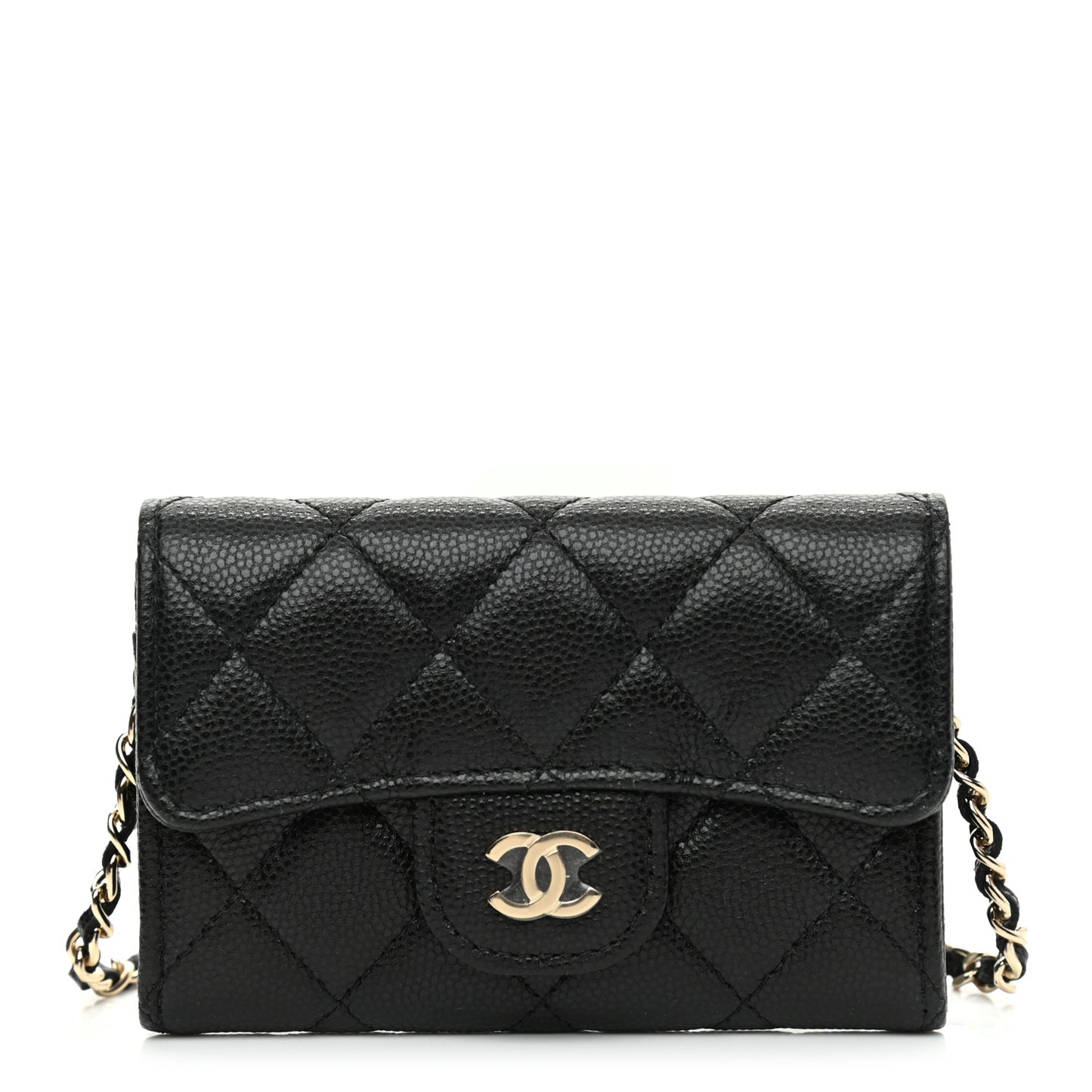 Caviar Quilted Belt Bag Black