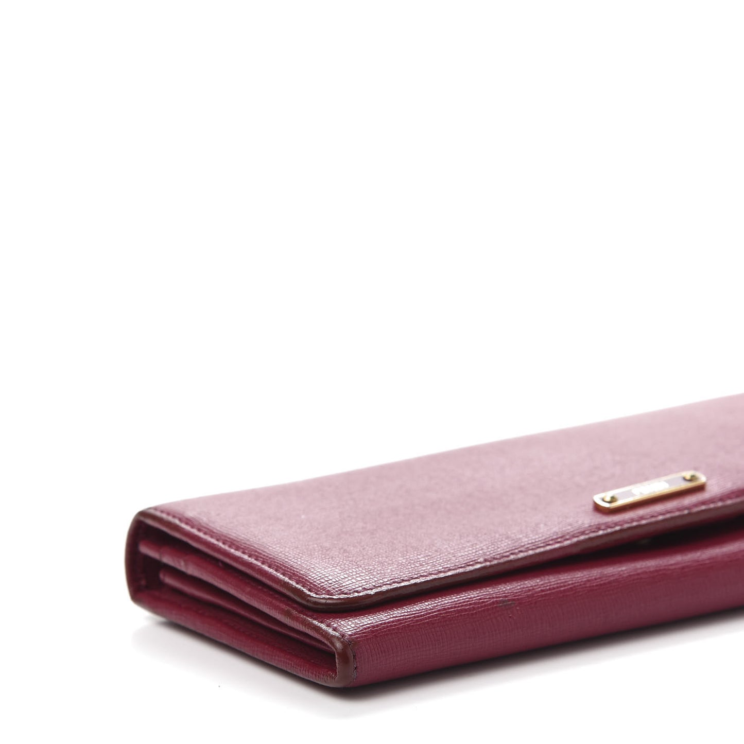 Vitello Elite Continental Wallet Rosso Scuro Ciliegia