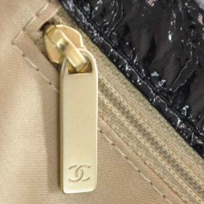 Chanel Vinyl XL Rock and Chain Flap Black 8 of 10