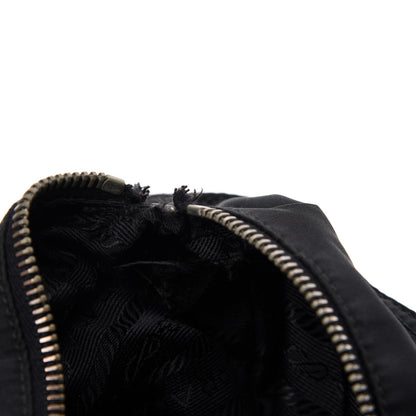 Prada Tessuto Nylon Caflskin Shopping Tote Black 11 of 14