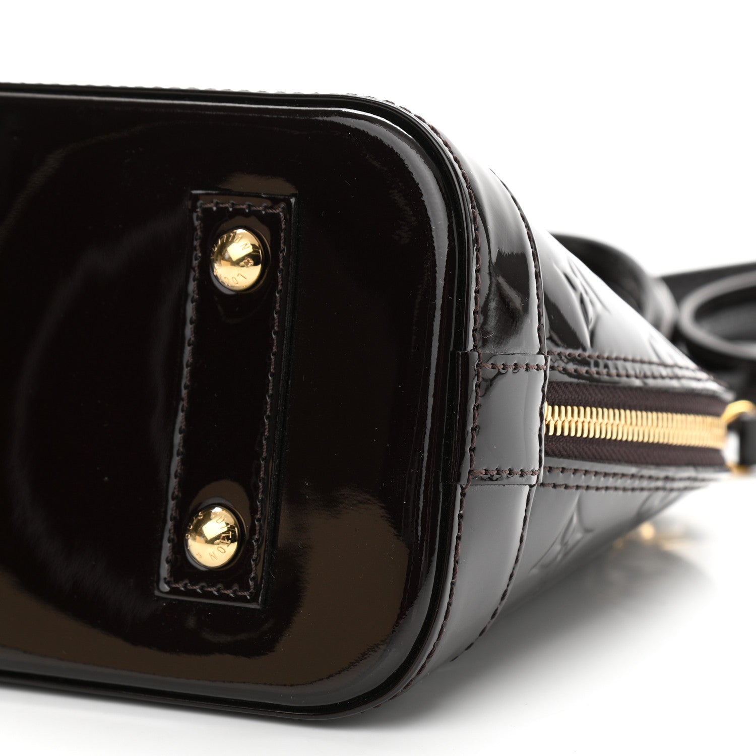 Louis Vuitton Vernis Alma BB Amarante 10 of 10