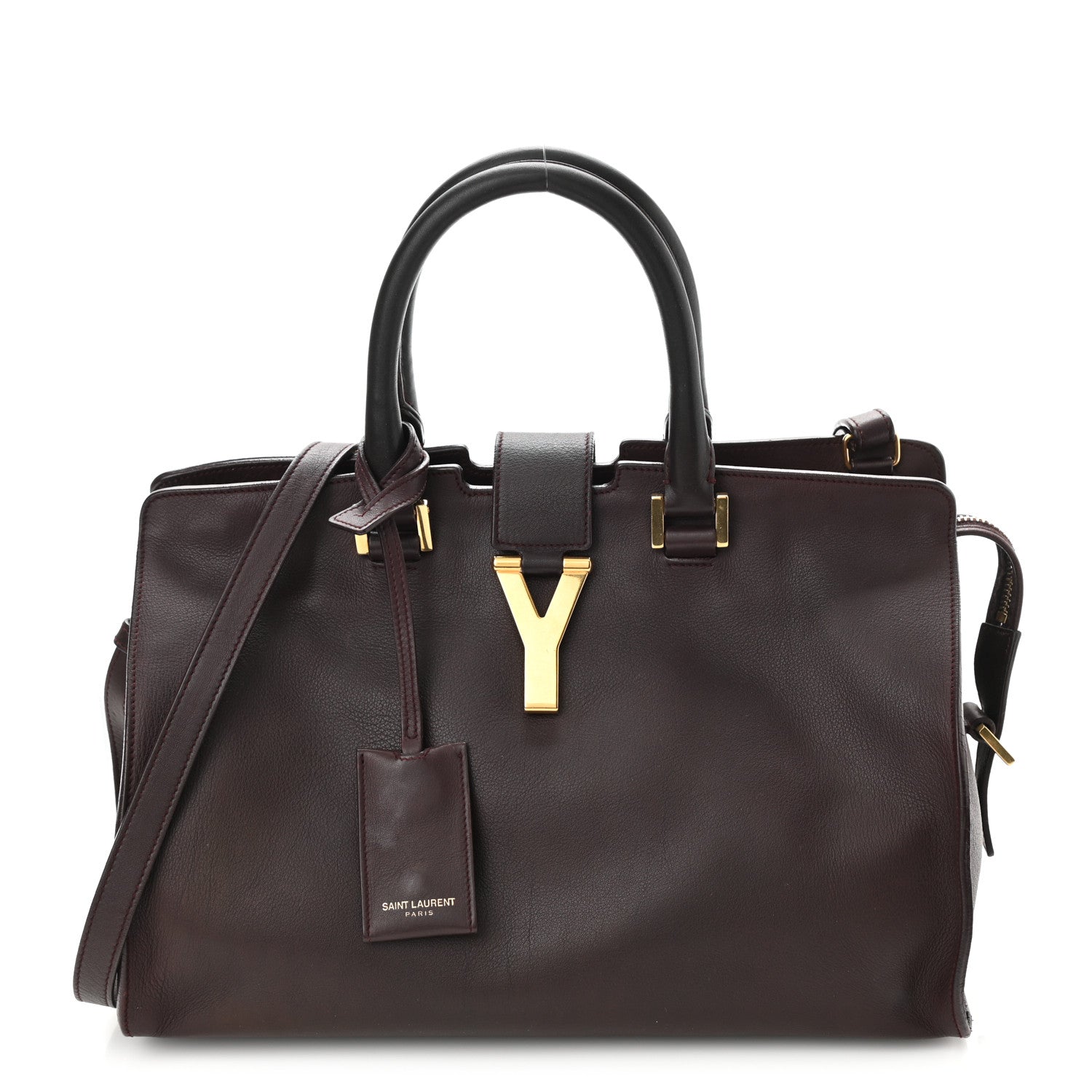 Saint Laurent Calfskin Medium Classic Y Cabas Brown 1 of 7