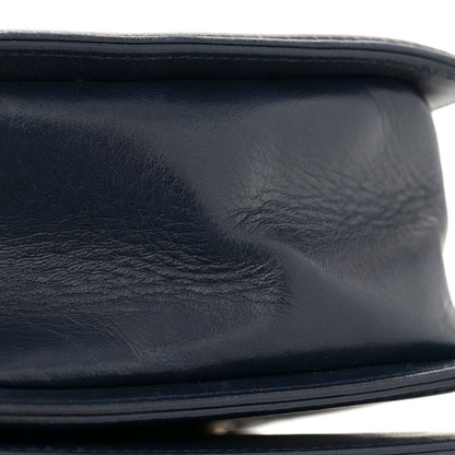 Chanel Lambskin Quilted New Medium Boy Flap Dark Navy Blue 16 of 16