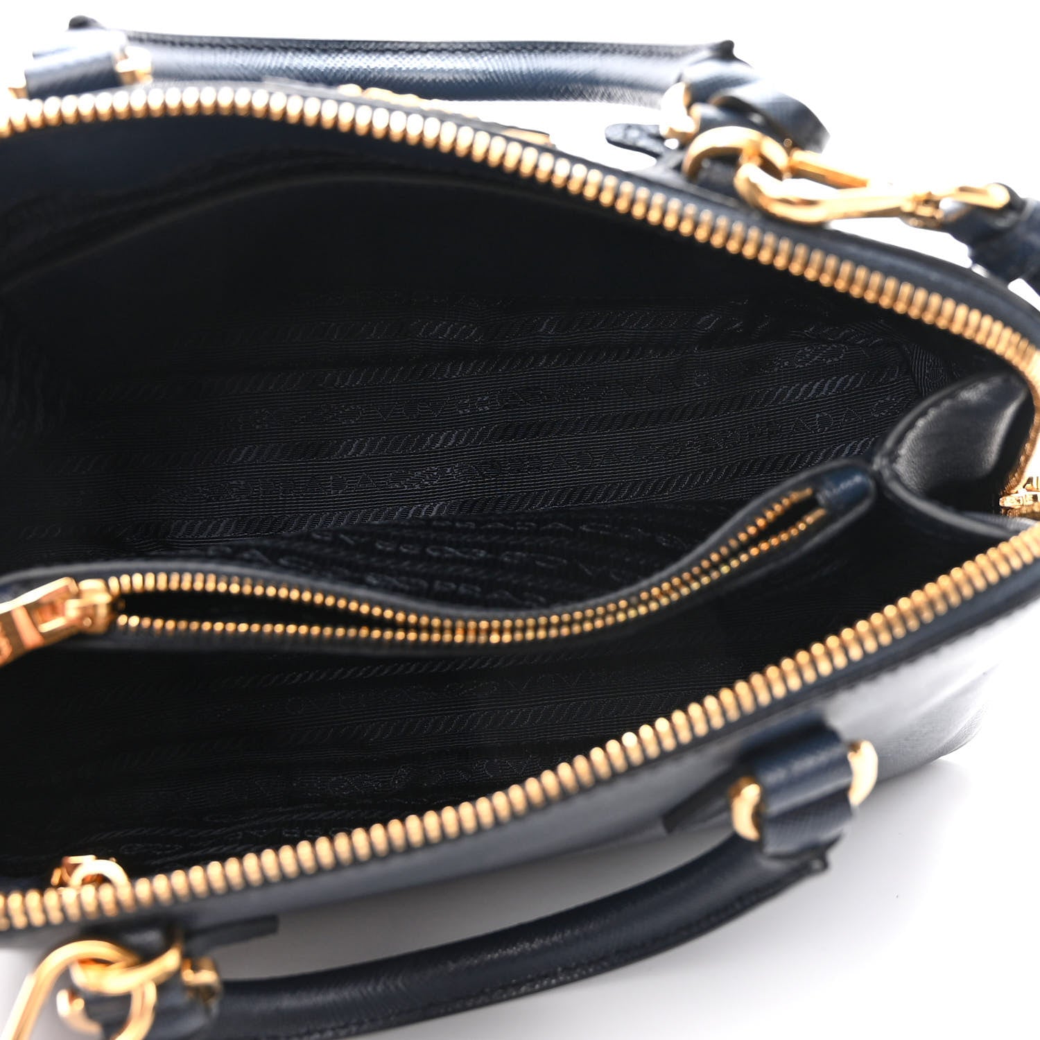 Prada Saffiano Lux Small Promenade Tote Baltico 5 of 11