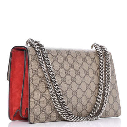 Gucci GG Supreme Monogram Small Dionysus Shoulder Bag Red 4 of 10