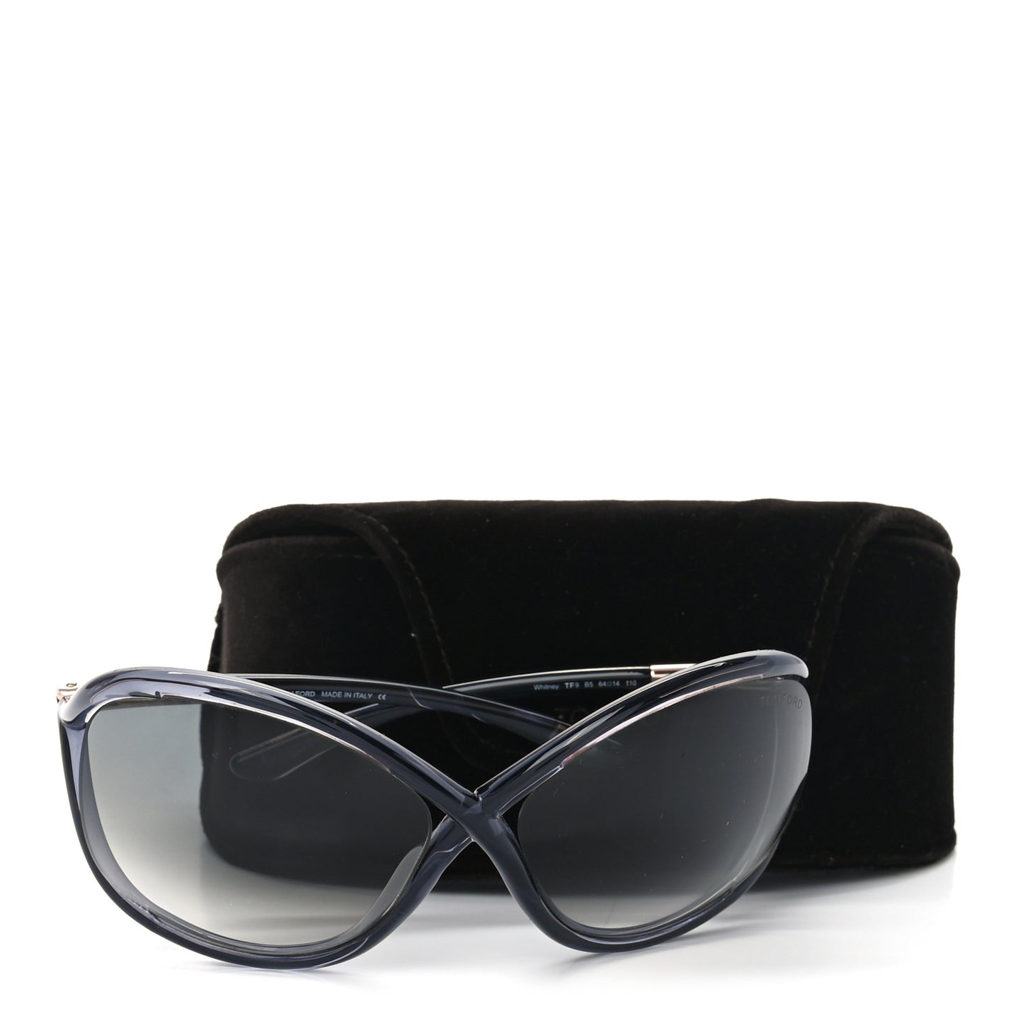 Acetate Whitney Crossover Sunglasses TF9 Dark Grey