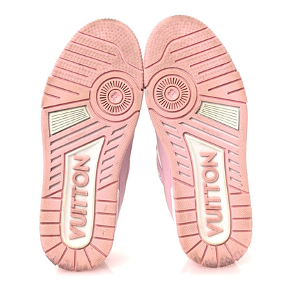 Louis Vuitton Calfskin Monogram Womens LV Trainer Sneakers 36.5 Light Pink 8 of 14