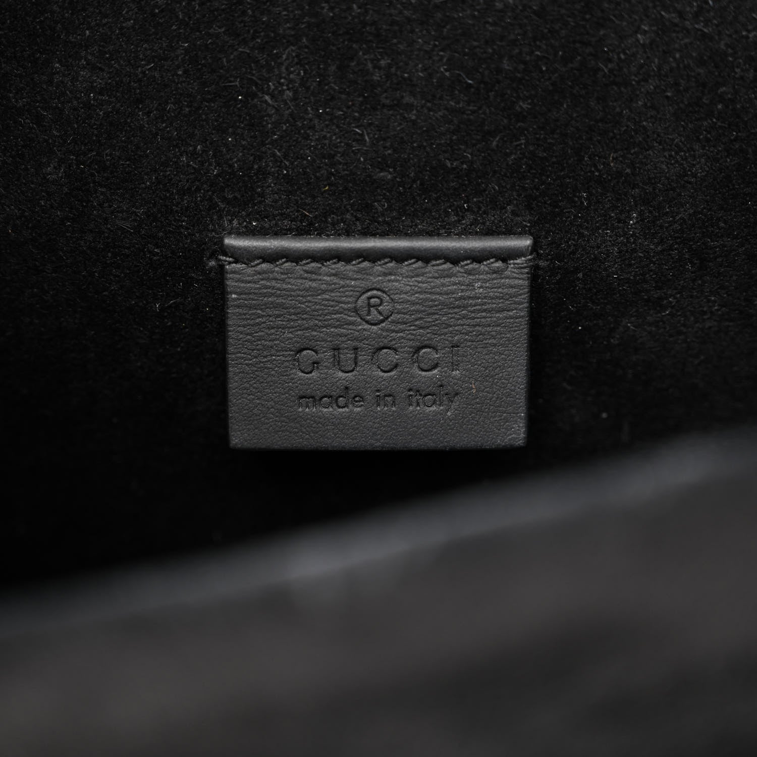 Gucci GG Supreme Monogram Suede Crystal Small Dionysus Shoulder Bag Beige Ebony Black 6 of 10