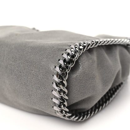 Stella McCartney Shaggy Deer Mini Falabella Fold Over Tote Light Grey 10 of 11