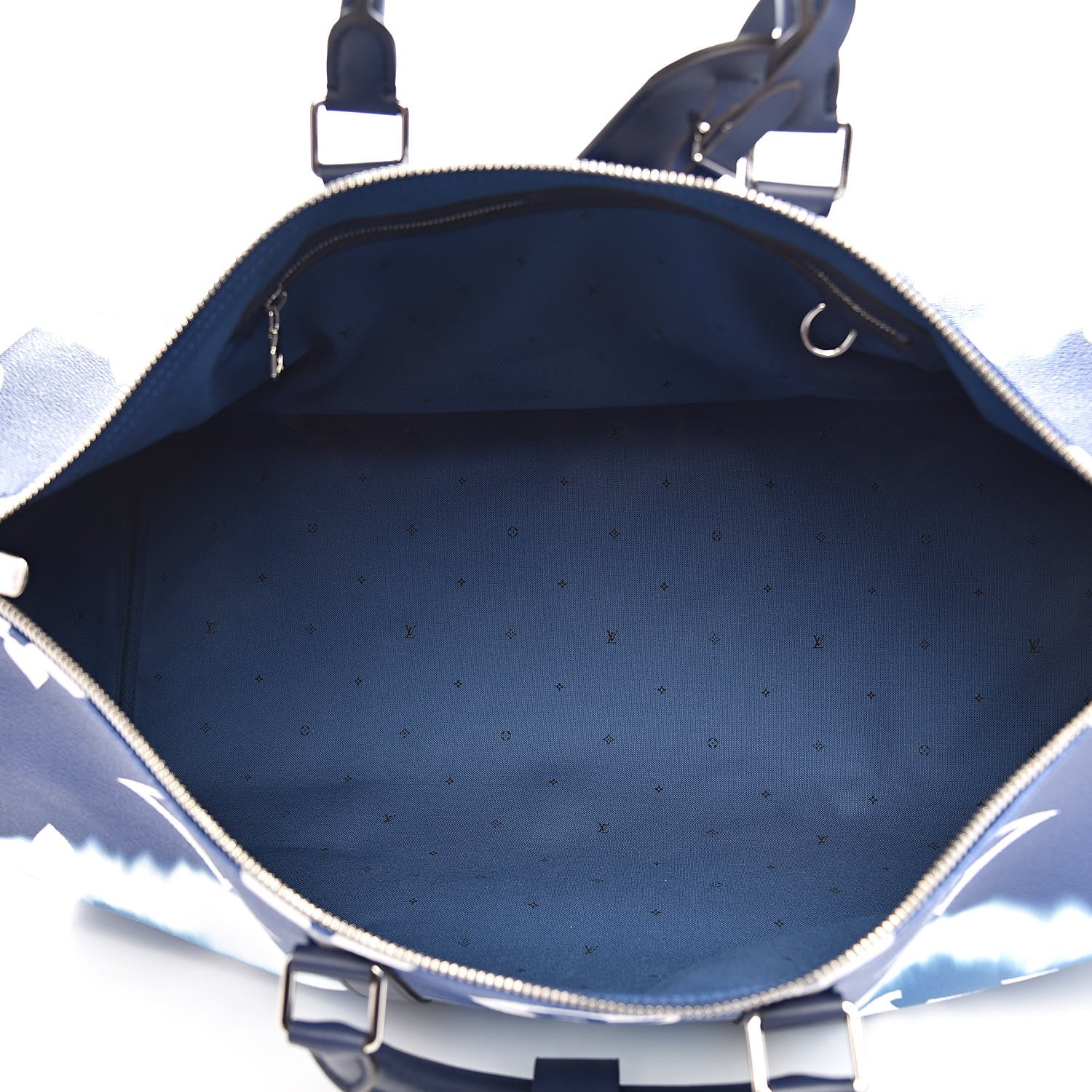 Louis Vuitton Monogram Escale Keepall Bandouliere 50 Blue 5 of 11