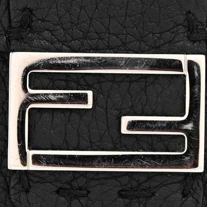 Fendi Cuoio Romano Selleria Baguette Belt Pouch Black 11 of 12