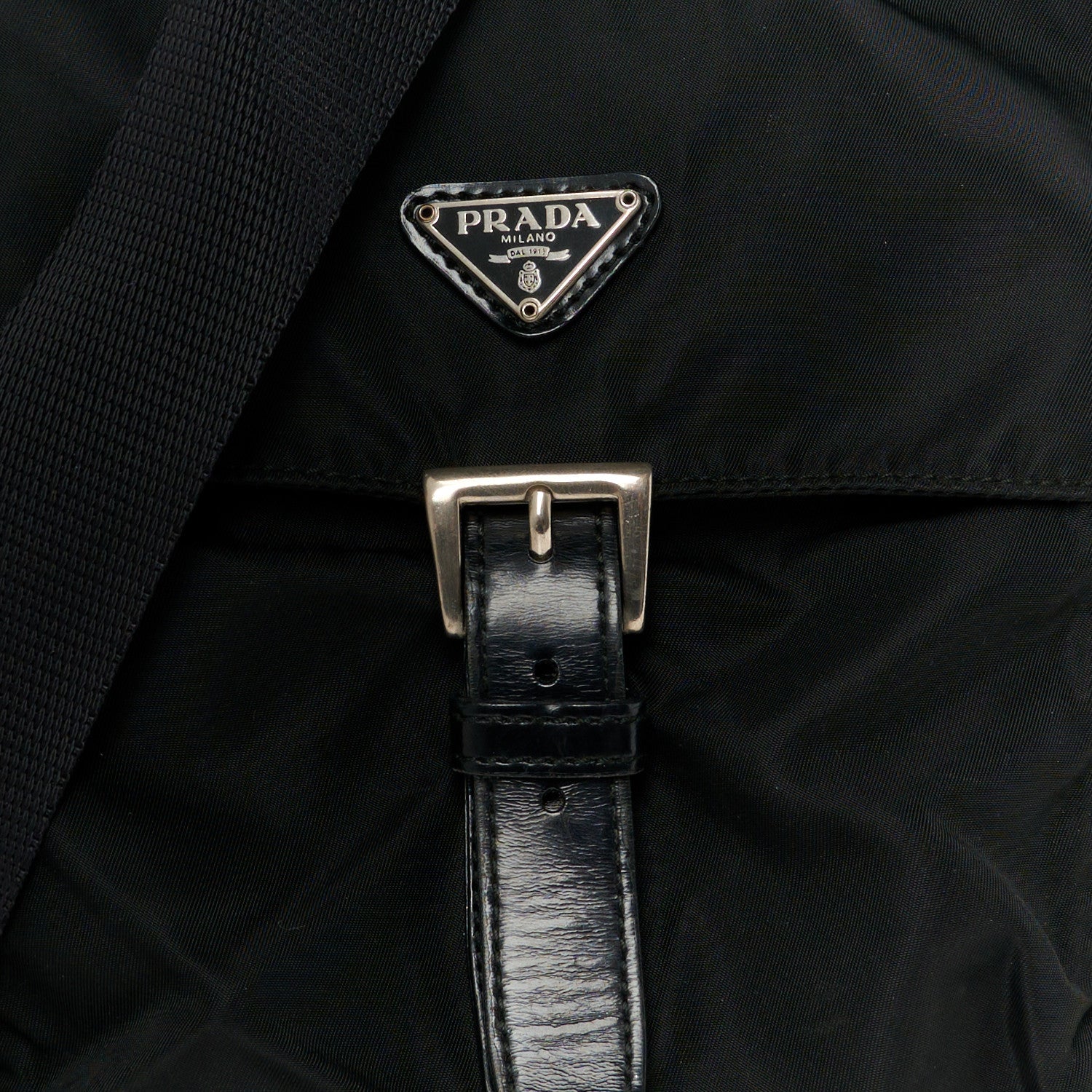 Prada Nylon Vela Messenger Black 8 of 10
