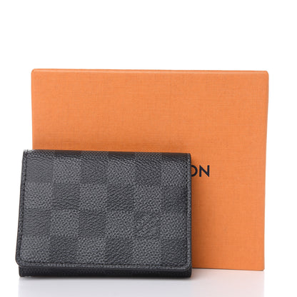 Louis Vuitton Damier Graphite Enveloppe Carte De Visite 7 of 7