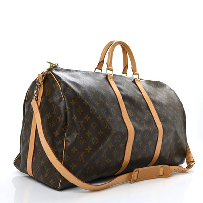 Louis Vuitton Monogram Keepall Bandouliere 55 3 of 14