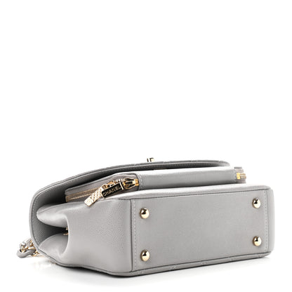 Chanel Caviar Quilted Medium Business Affinity Flap Grey 4 of 11