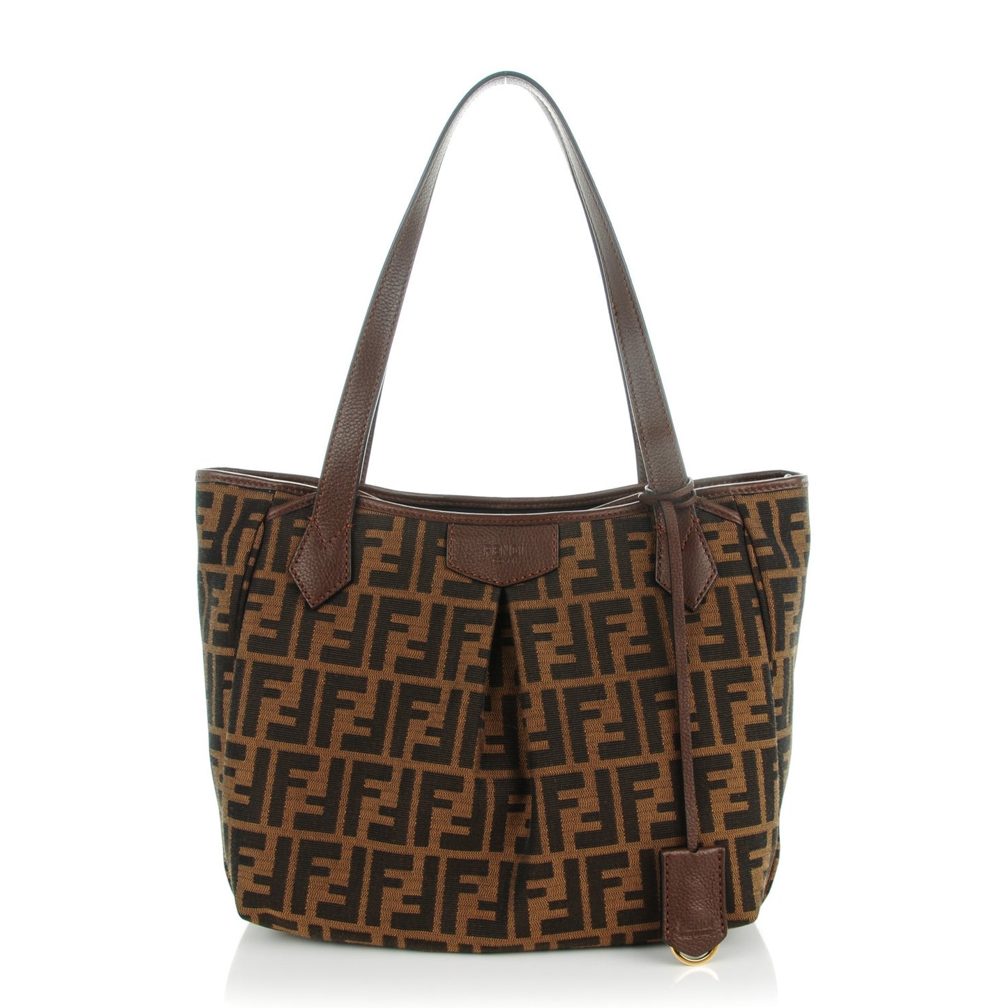 Zucca Vitello Artic Medium Shopping Tote Tobacco Castagna