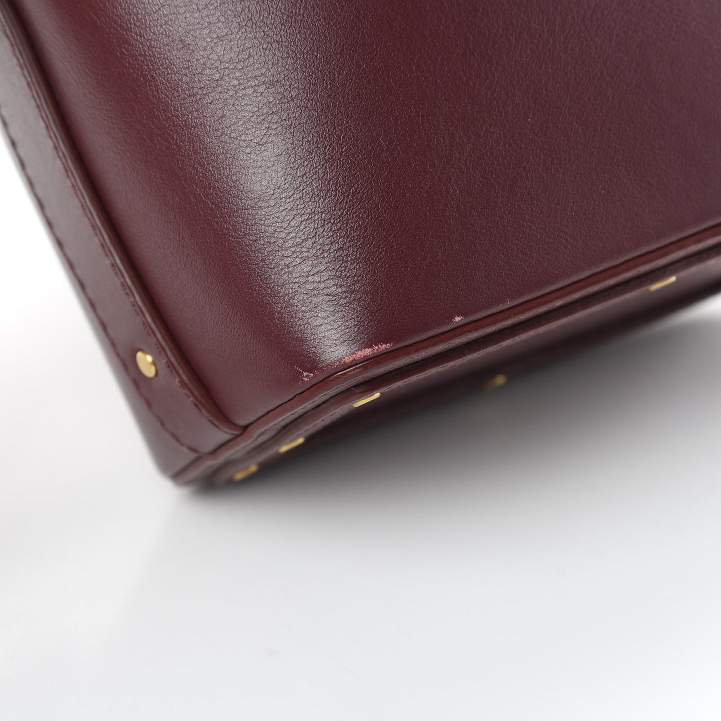 Smooth Calfskin Mini Roy Bucket Bag Plum Purple