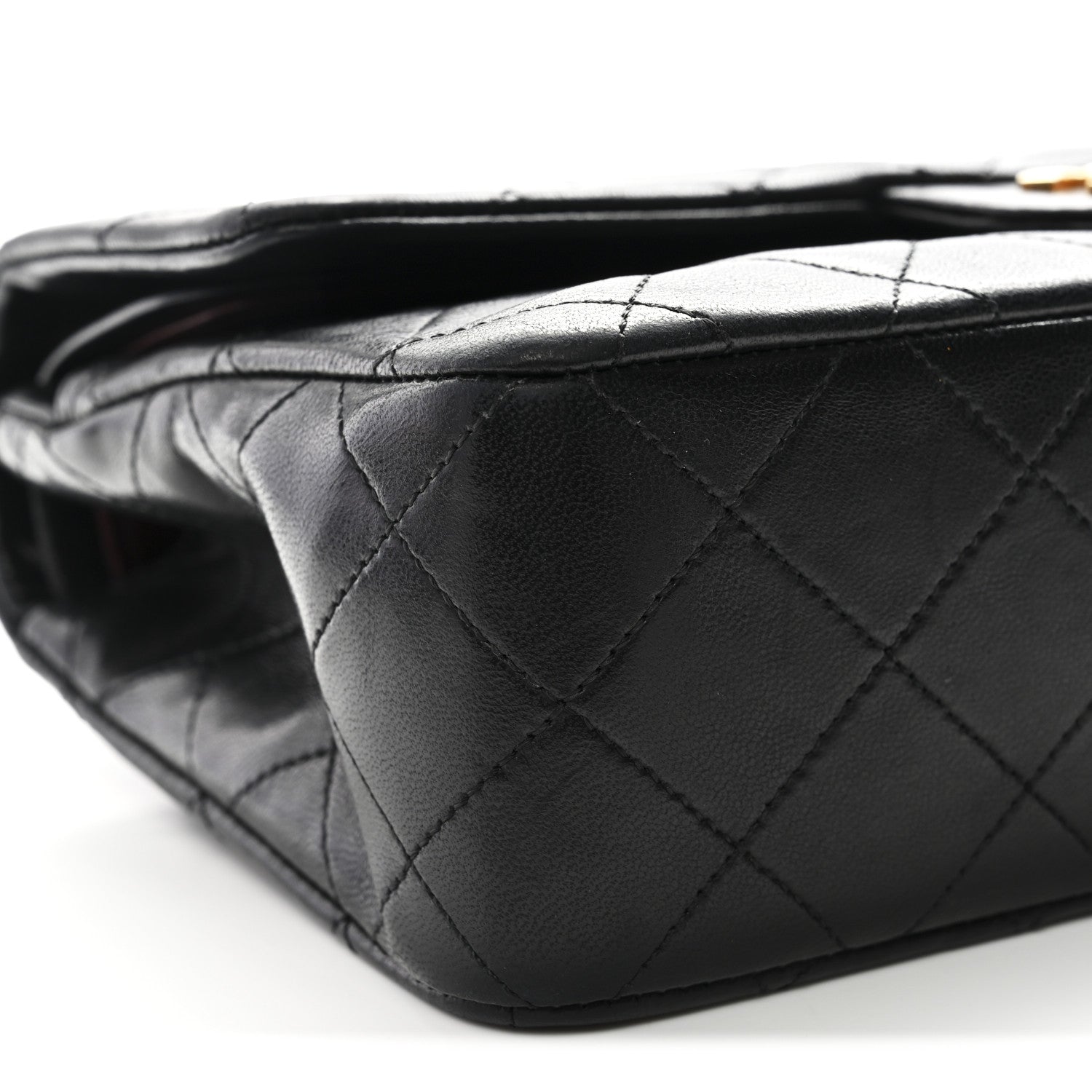 Chanel Lambskin Quilted Small Double Flap Black 9 of 12
