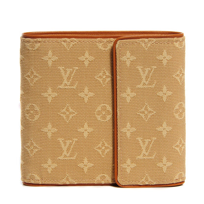 Louis Vuitton Mini Monogram Compact Wallet Beige 1 of 7
