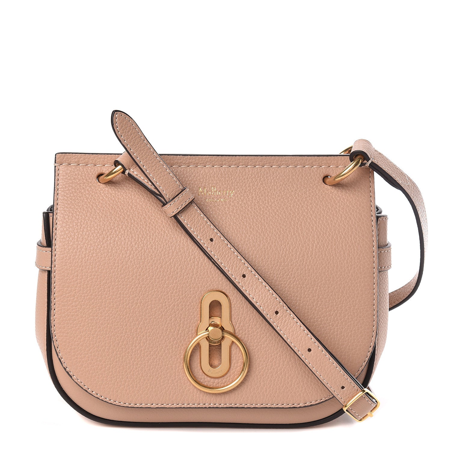 Mulberry Small Classic Grain Amberley Satchel Rosewater 1 of 13