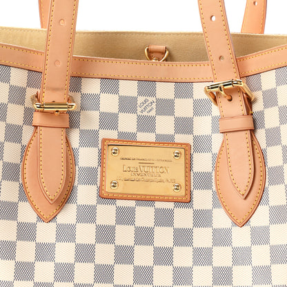 Louis Vuitton Damier Azur Hampstead MM 12 of 19