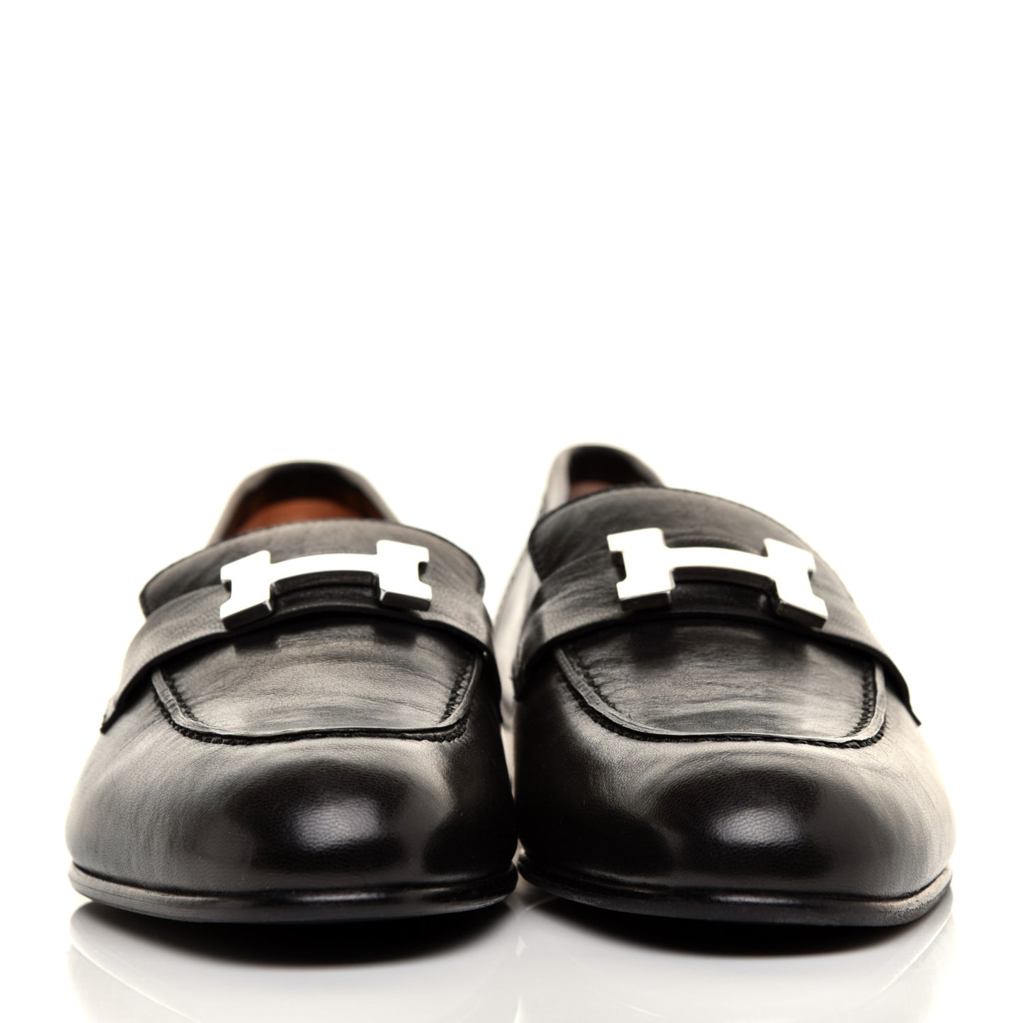 Goatskin Paris Loafers 36.5 Black