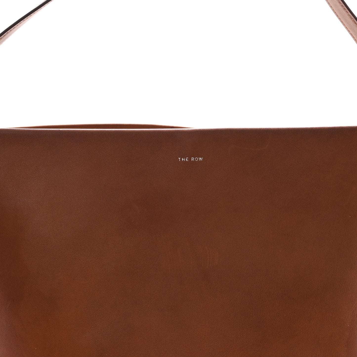 Polished Saddle Calfskin Large N/S Park Tote Dark Cuir