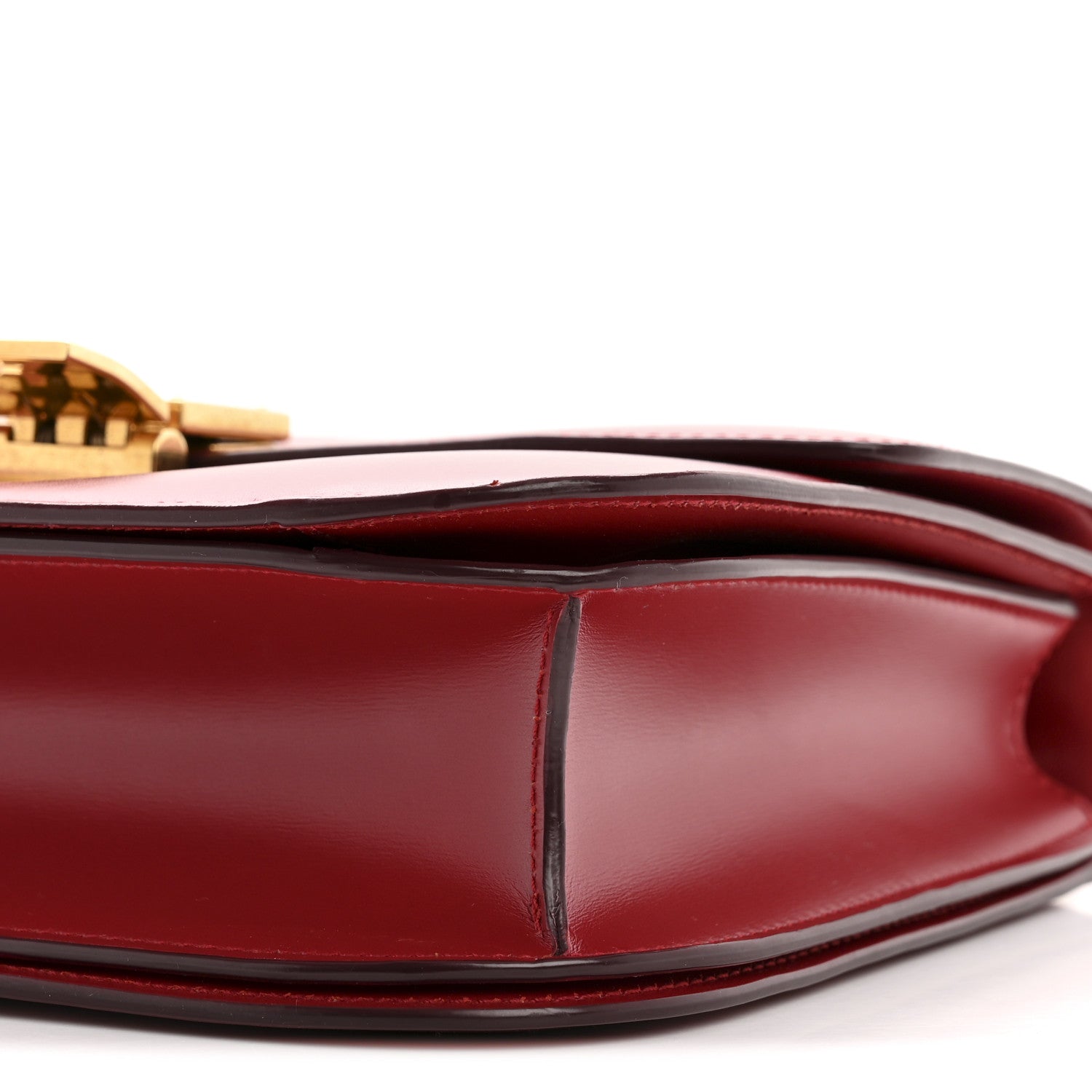 Celine Box Calfskin Medium Classic Box Flap Bag Red 10 of 13